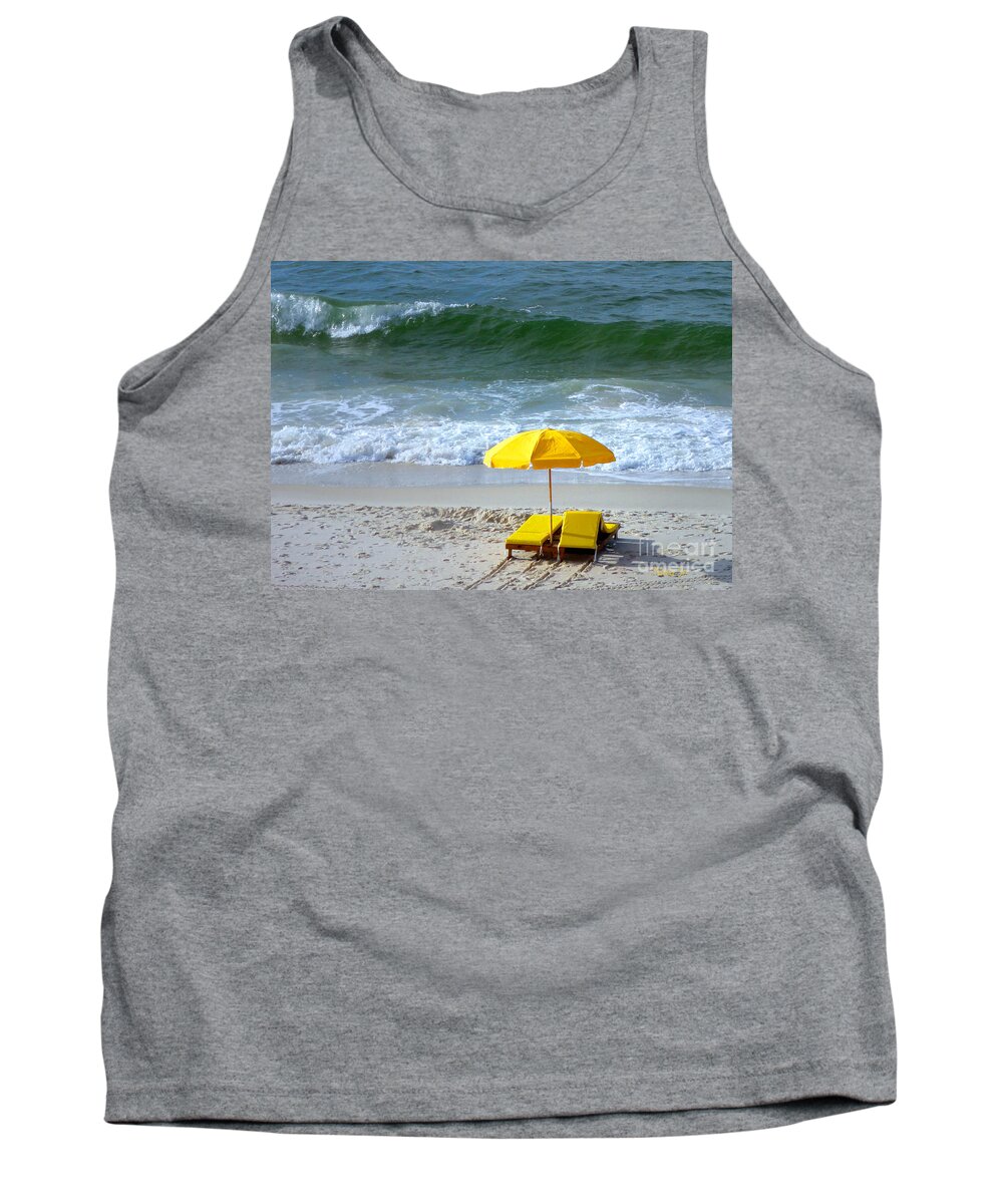 Nature Tank Top featuring the photograph By The Sea Waiting For Me by Nava Thompson