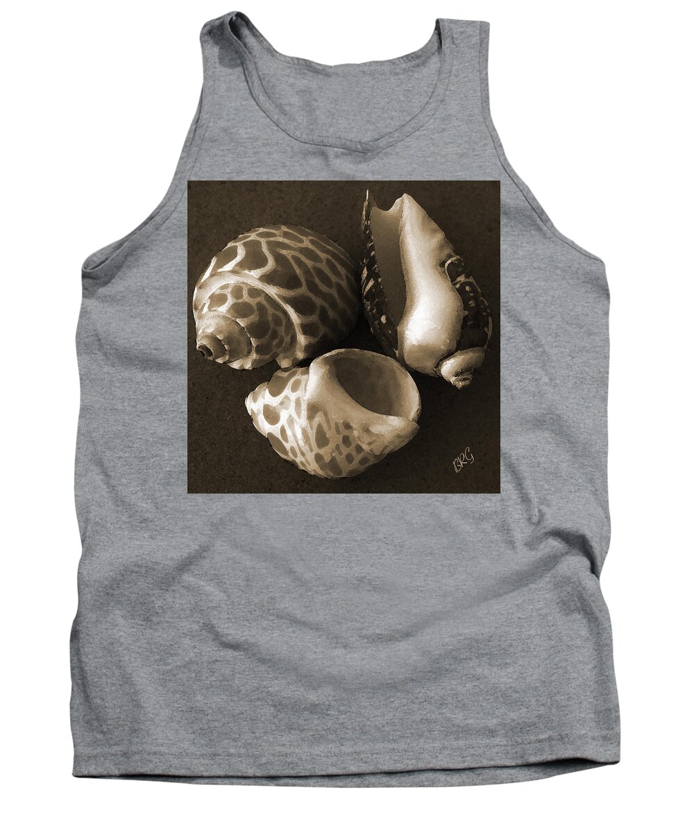 Seashell Tank Top featuring the photograph Seashells Spectacular No 1 by Ben and Raisa Gertsberg