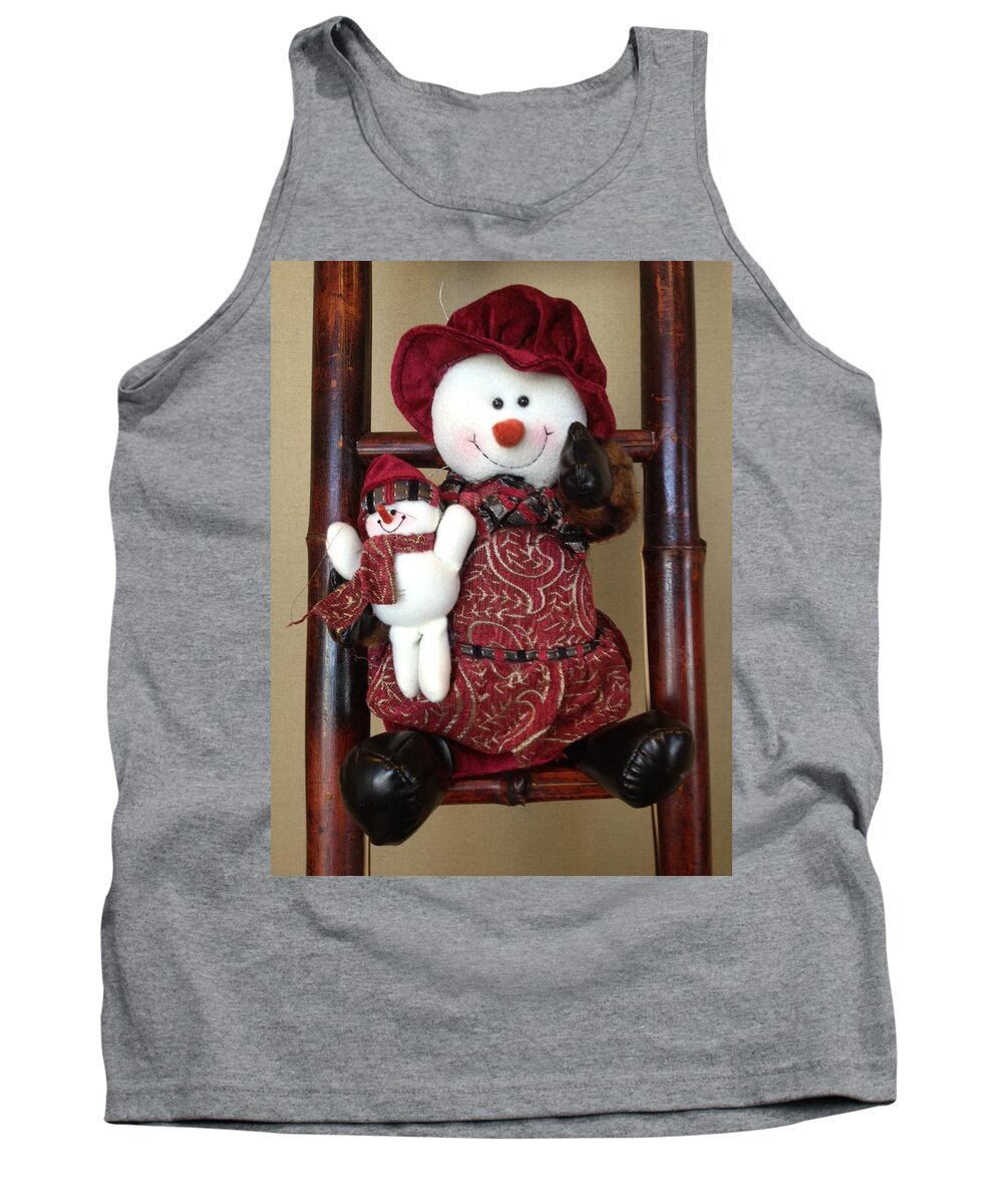 Greeting Tank Top featuring the photograph Seasons Greetings by Pema Hou
