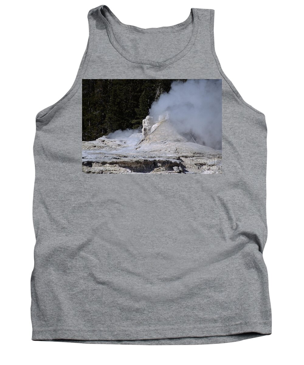 Giant Geyser Tank Top featuring the photograph Sentinel by Sharon Elliott