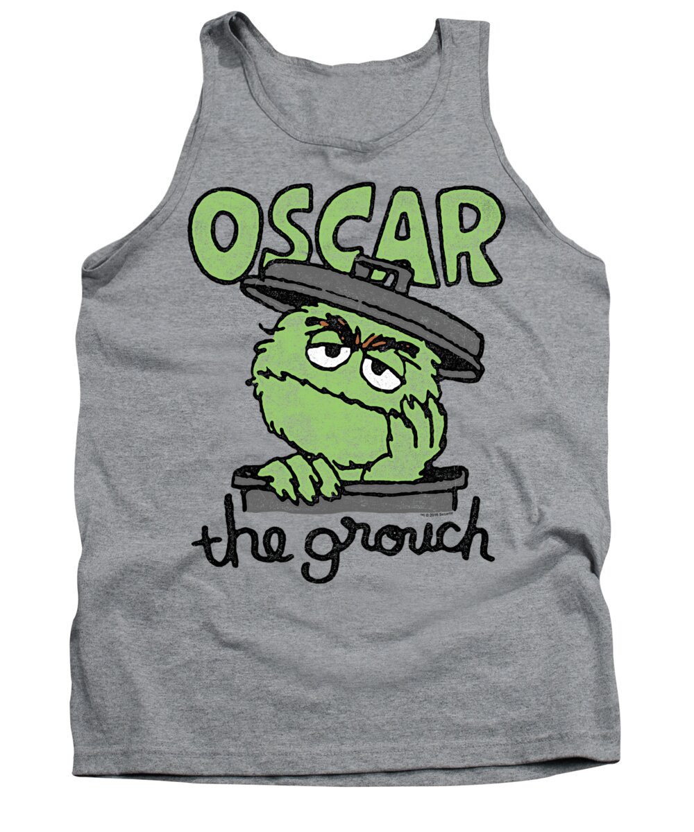  Tank Top featuring the digital art Sesame Street - Canned Grouch by Brand A