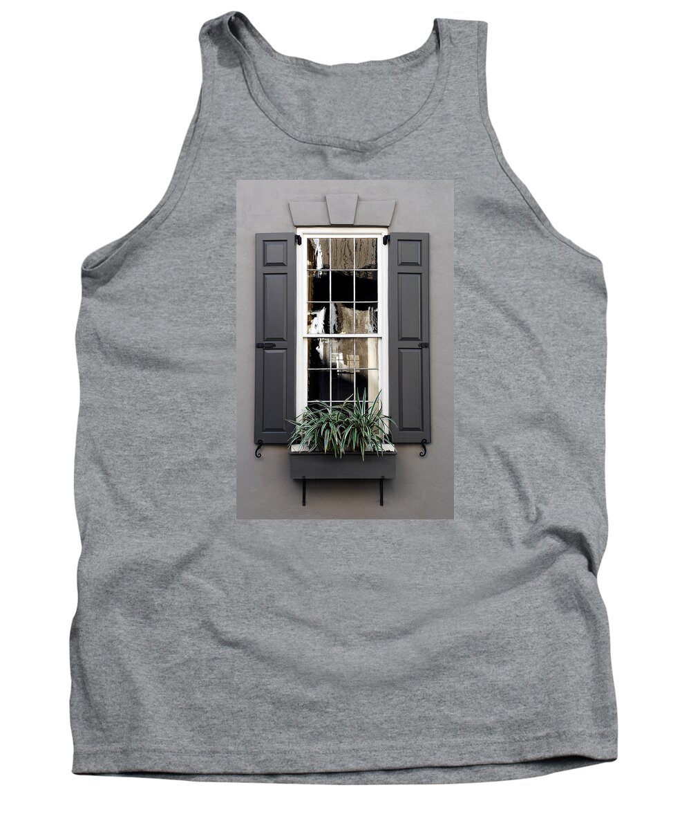 Charleston Tank Top featuring the photograph Shades Of Grey In Charleston by Skip Willits