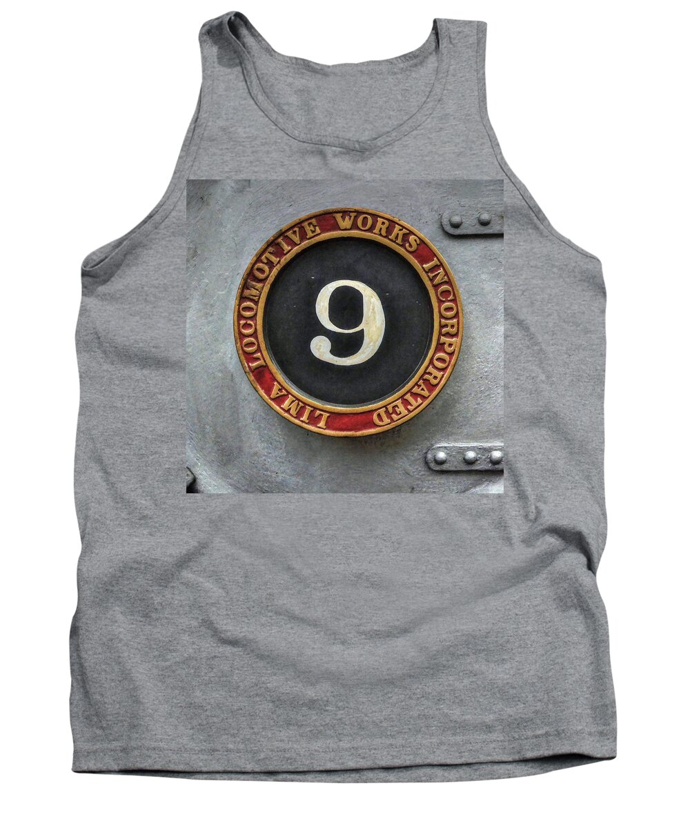 Lima Locomotive Works Tank Top featuring the photograph Shay Number Nine by Ken Smith