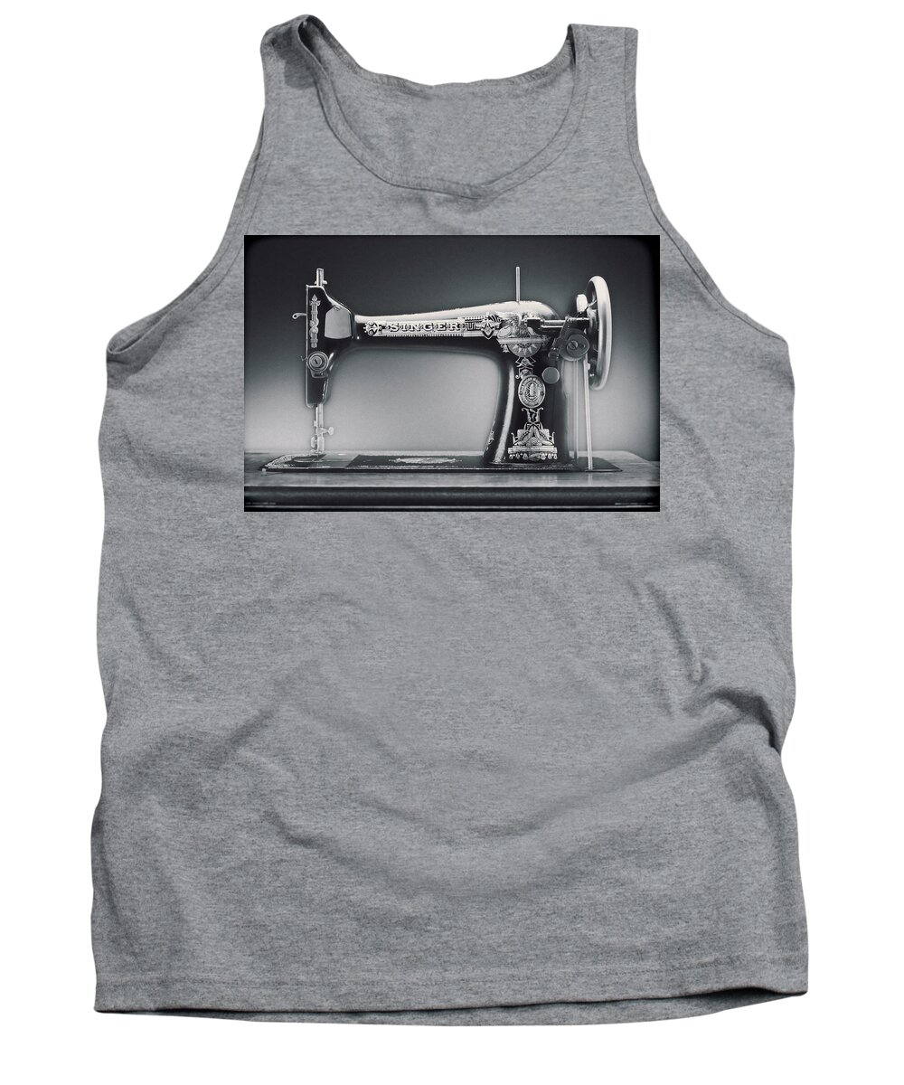 Singer Sewing Machine Tank Top featuring the photograph Singer Machine by Kelley King