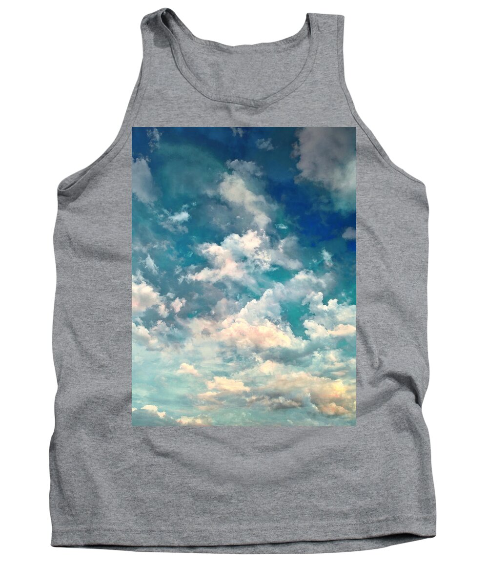 Sky Moods Tank Top featuring the photograph Sky Moods - Refreshing by Glenn McCarthy Art and Photography