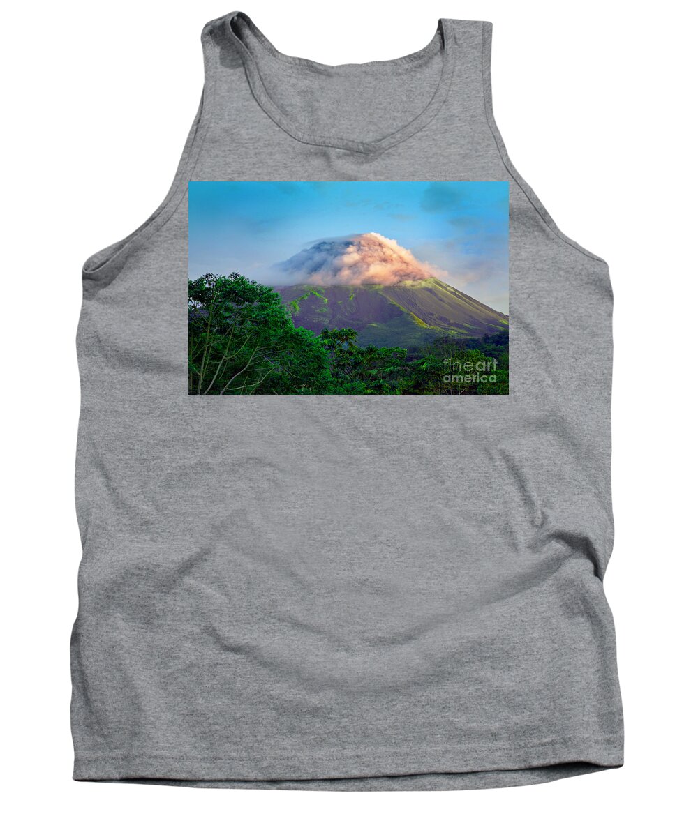 Arenal Tank Top featuring the photograph Sleeping Giant by Gary Keesler