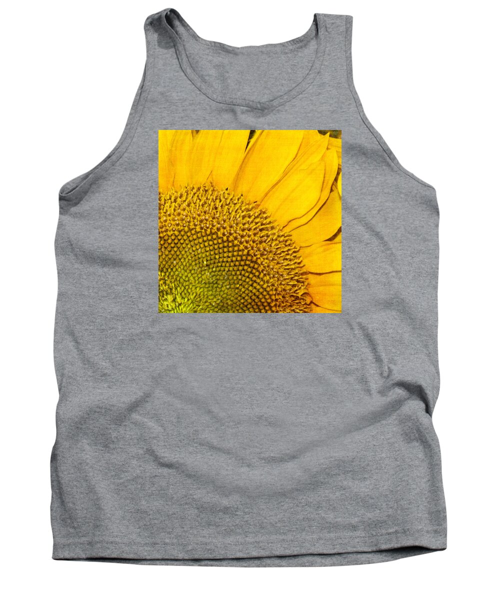 Sunflower Tank Top featuring the photograph Slice of Sunshine by Cathy Kovarik