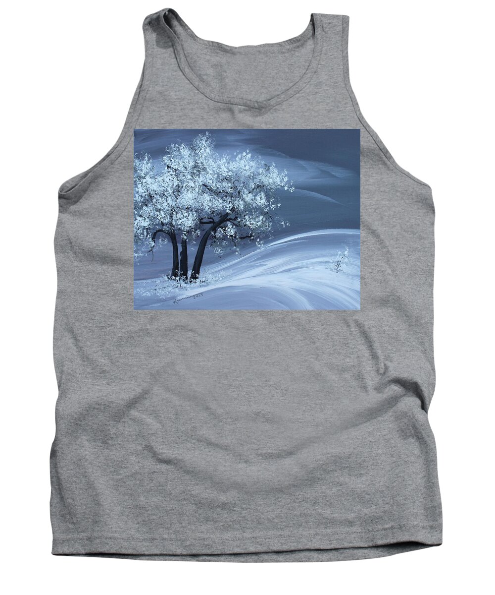 Snow Blossoms Tank Top featuring the photograph Snow Blossoms by Kume Bryant