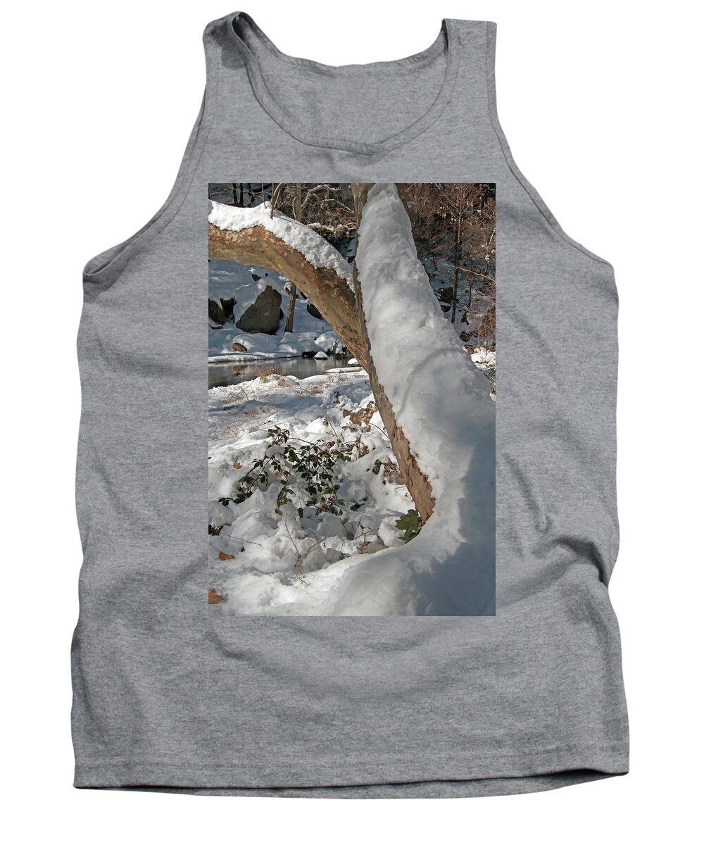 Snow Tank Top featuring the photograph Snow Capped by Tam Ryan