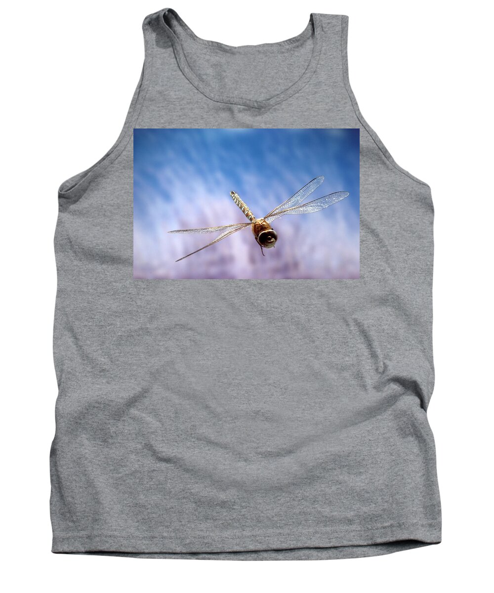 00640142 Tank Top featuring the photograph Southern Hawker Dragonfly by Michael Durham