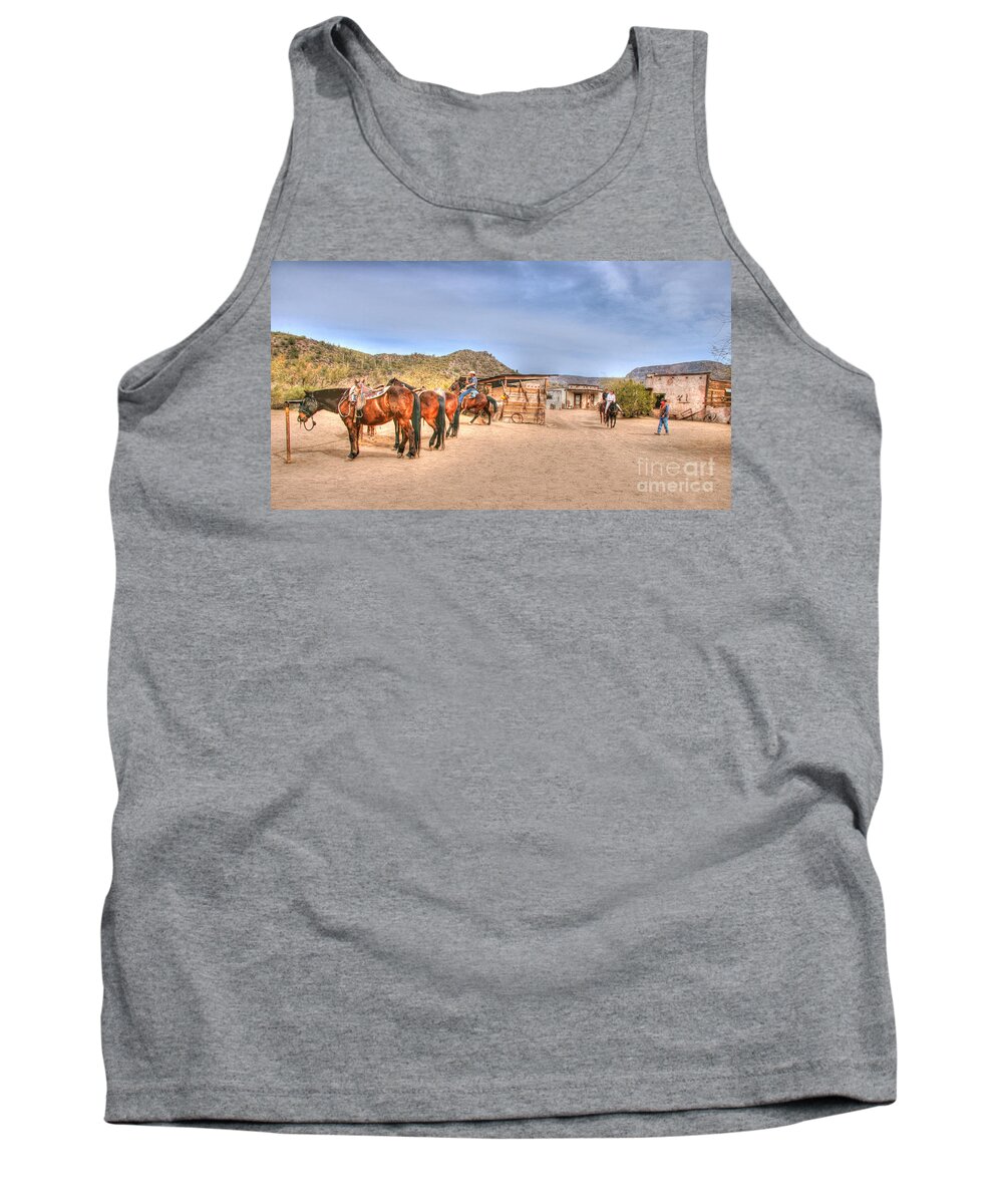 Desert Tank Top featuring the photograph Southwest Ride by Tap On Photo