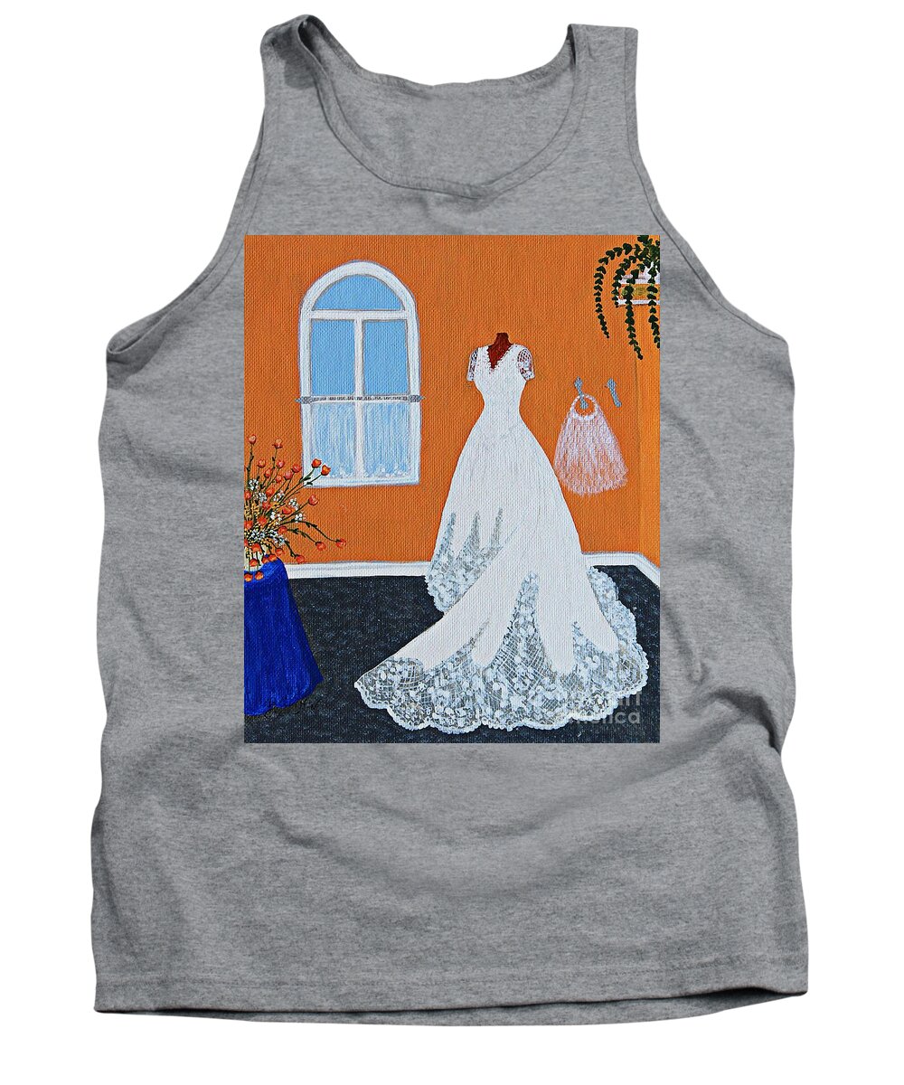 Special Day Tank Top featuring the painting Special Day by Barbara A Griffin
