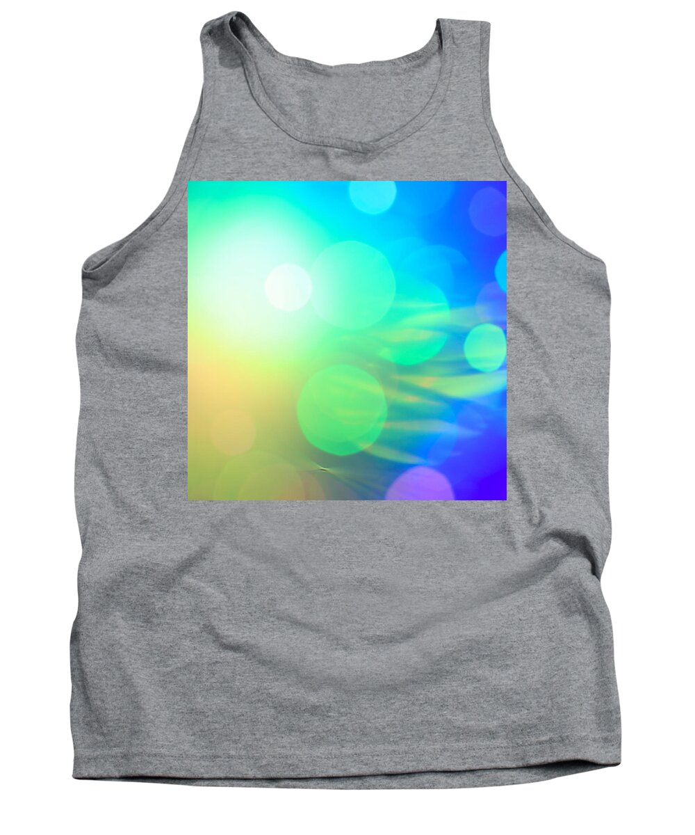 Abstract Tank Top featuring the photograph Spirit in the Sky by Dazzle Zazz