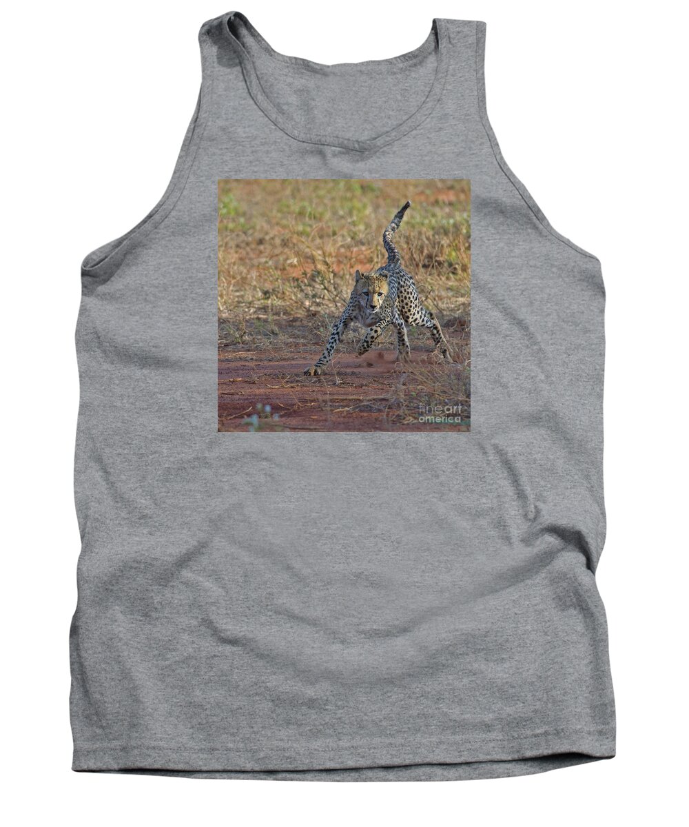 Festblues Tank Top featuring the photograph Spotted Energy... by Nina Stavlund