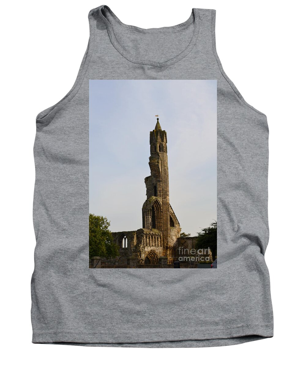 St Andrews Cathedral Tank Top featuring the photograph St Andrew's Cathedral Ruins by DejaVu Designs