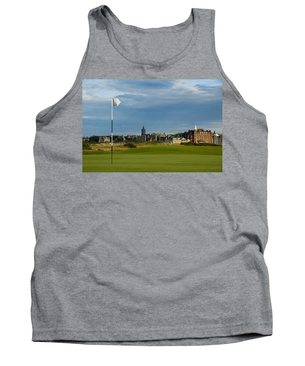 St. Andrews Tank Top featuring the photograph St Andrews Golf by Jeremy Voisey