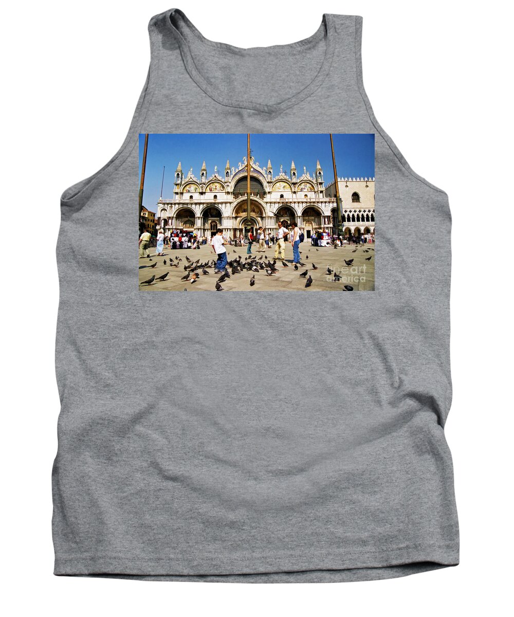 St. Mark's Basilica Tank Top featuring the photograph St. Mark's Basilica by Allen Beatty