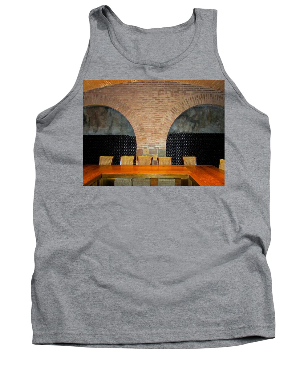 Wine Tank Top featuring the photograph Stacked by Kent Nancollas