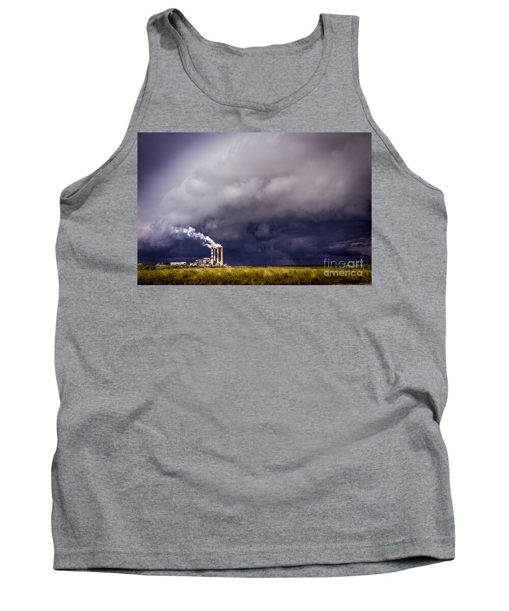 Stacks In The Clouds Tank Top featuring the photograph Stacks in the Clouds #1 by Marvin Spates