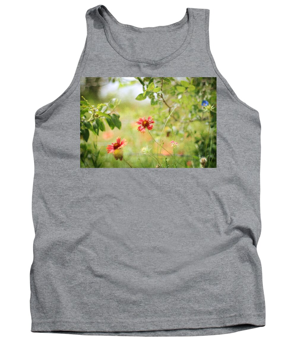 Floral Tank Top featuring the photograph Stand Out by Jeff Mize