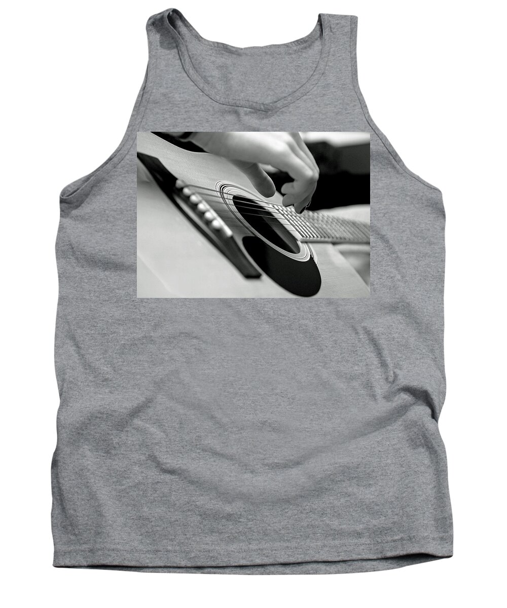 Strum Tank Top featuring the photograph Strum by Lisa Phillips
