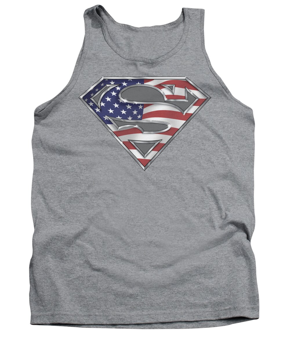  Tank Top featuring the digital art Superman - All by Brand A
