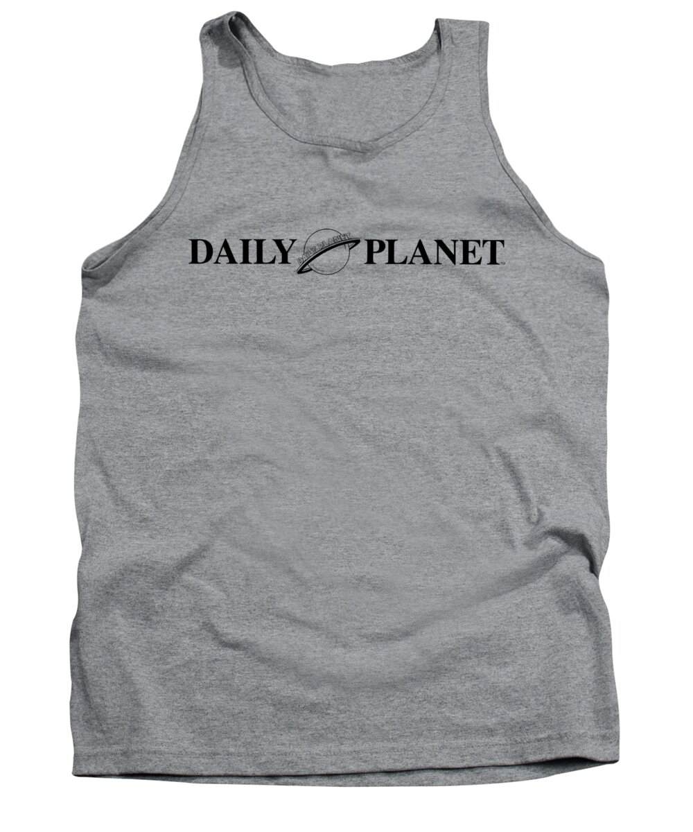  Tank Top featuring the digital art Superman - Daily Planet Logo by Brand A