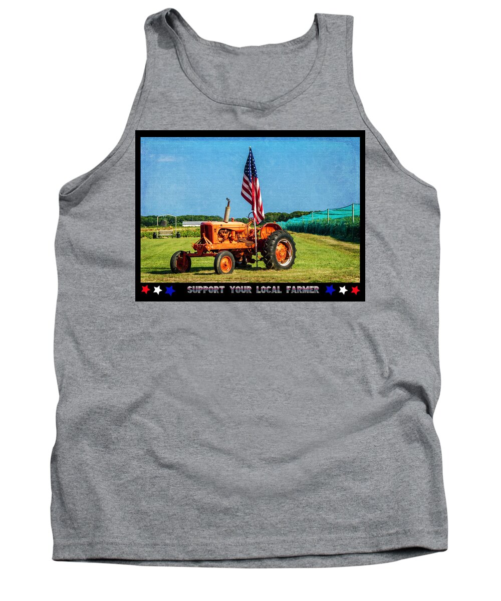 Poster Tank Top featuring the photograph Support Your Local Farmer by Cathy Kovarik
