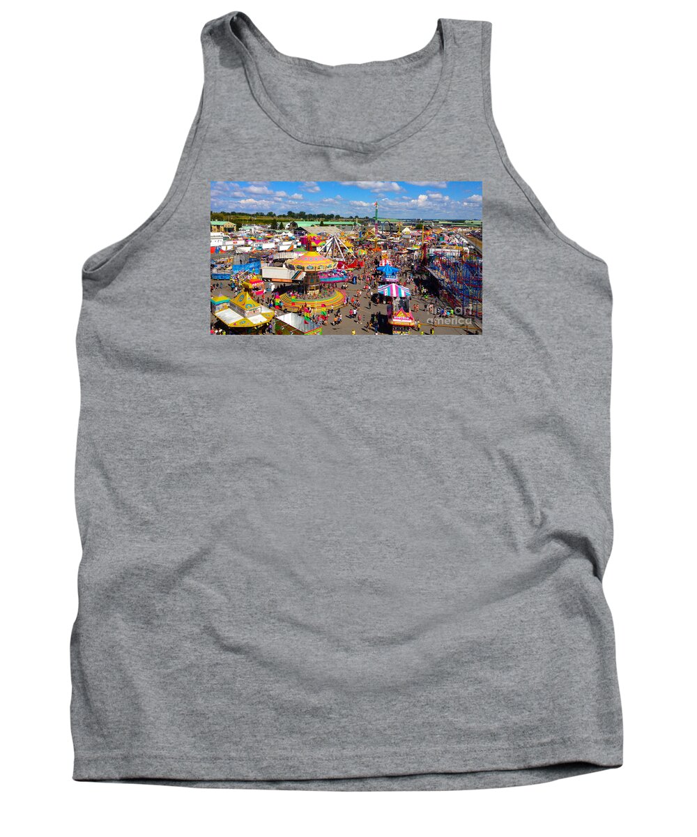 Fair Tank Top featuring the photograph Take Me Out to the Fair by Beth Saffer