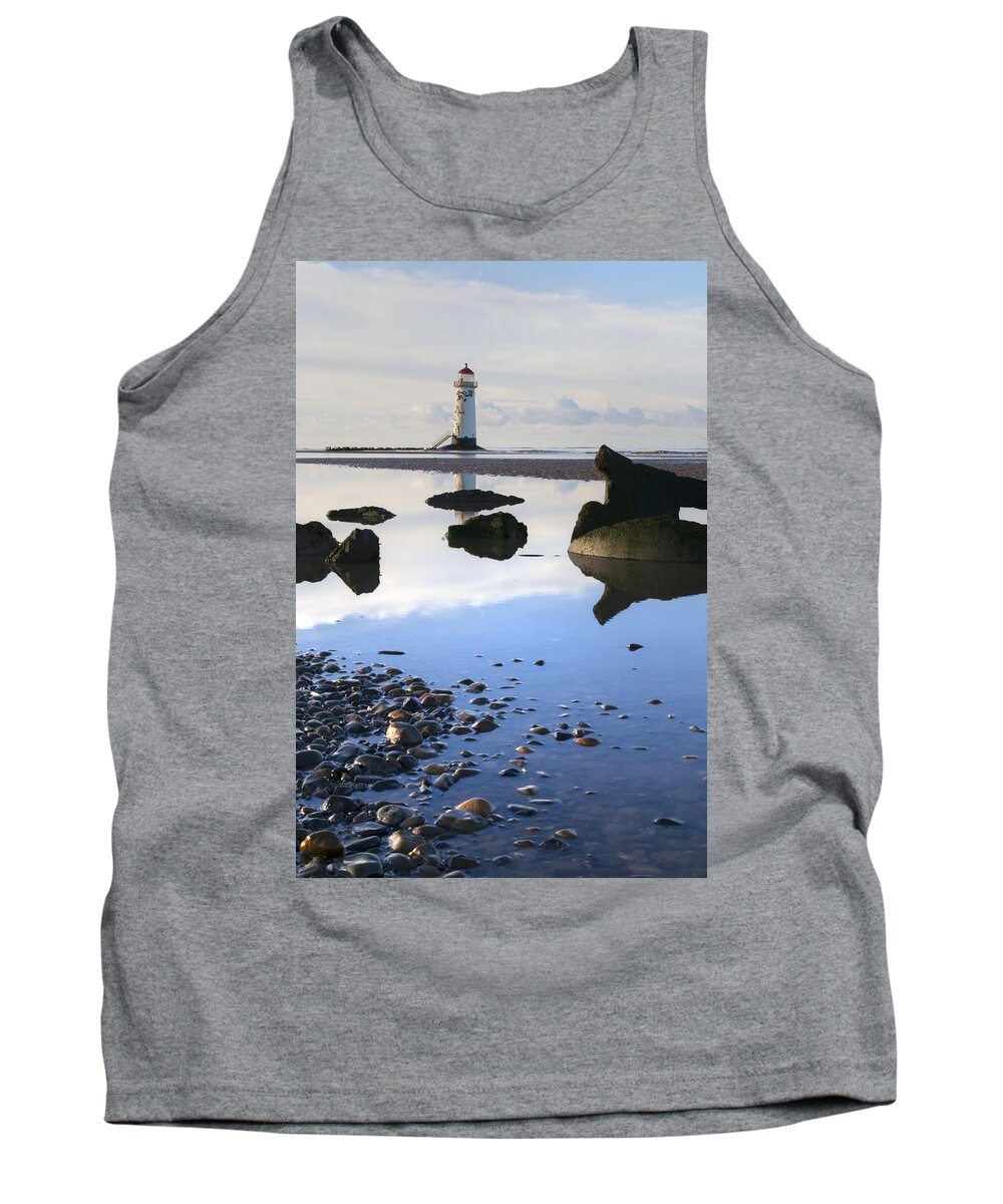 Talacer Tank Top featuring the photograph Talacer abandoned lighthouse by Spikey Mouse Photography