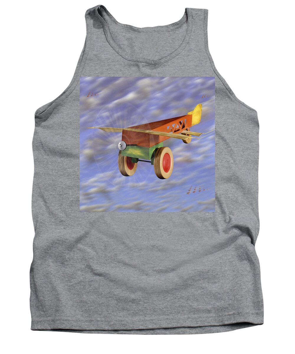 Toy Planes Tank Top featuring the photograph The 356th Toy Plane Squadron 2 by Mike McGlothlen