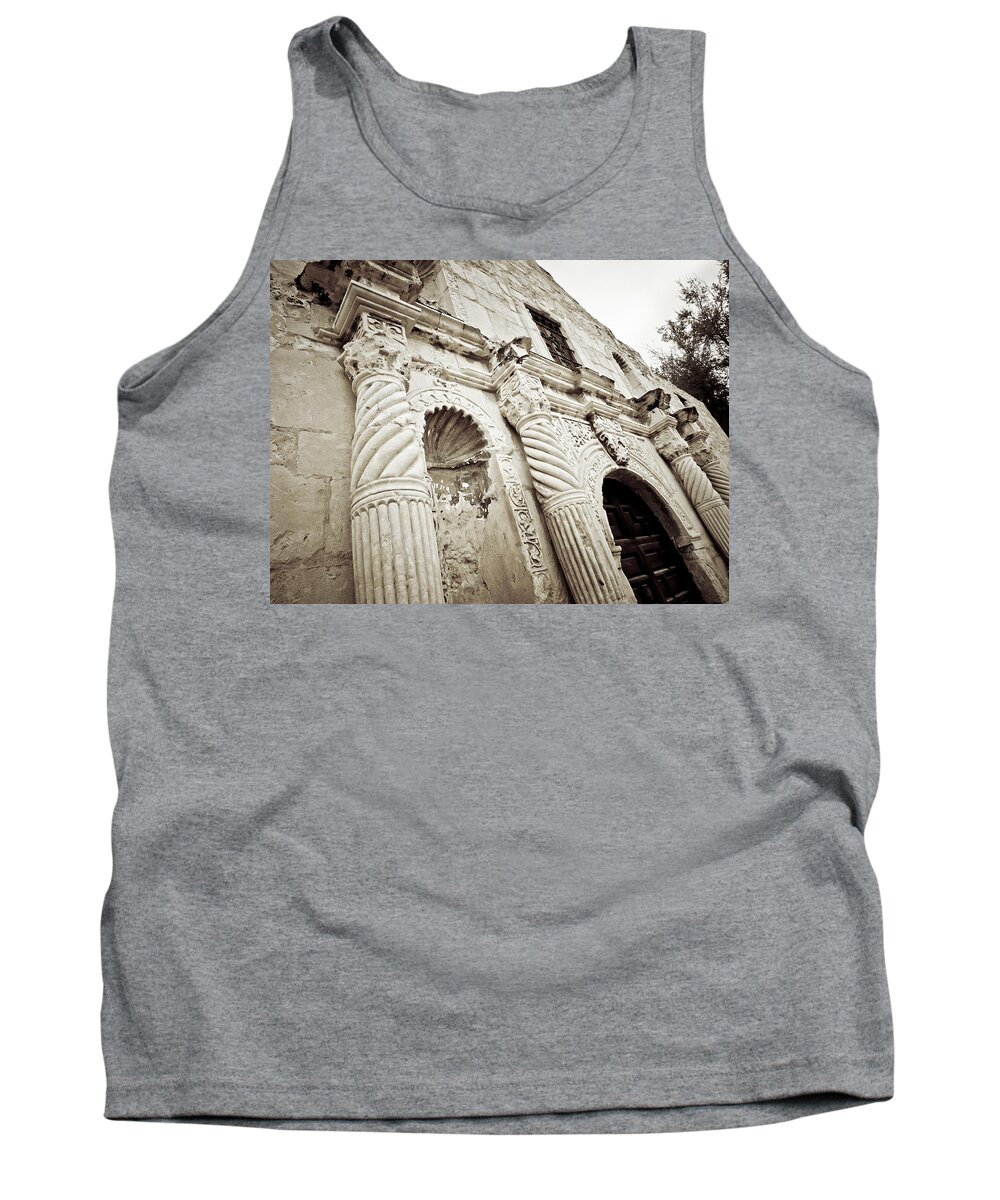 The Alamo Tank Top featuring the digital art The Alamo by Linda Unger