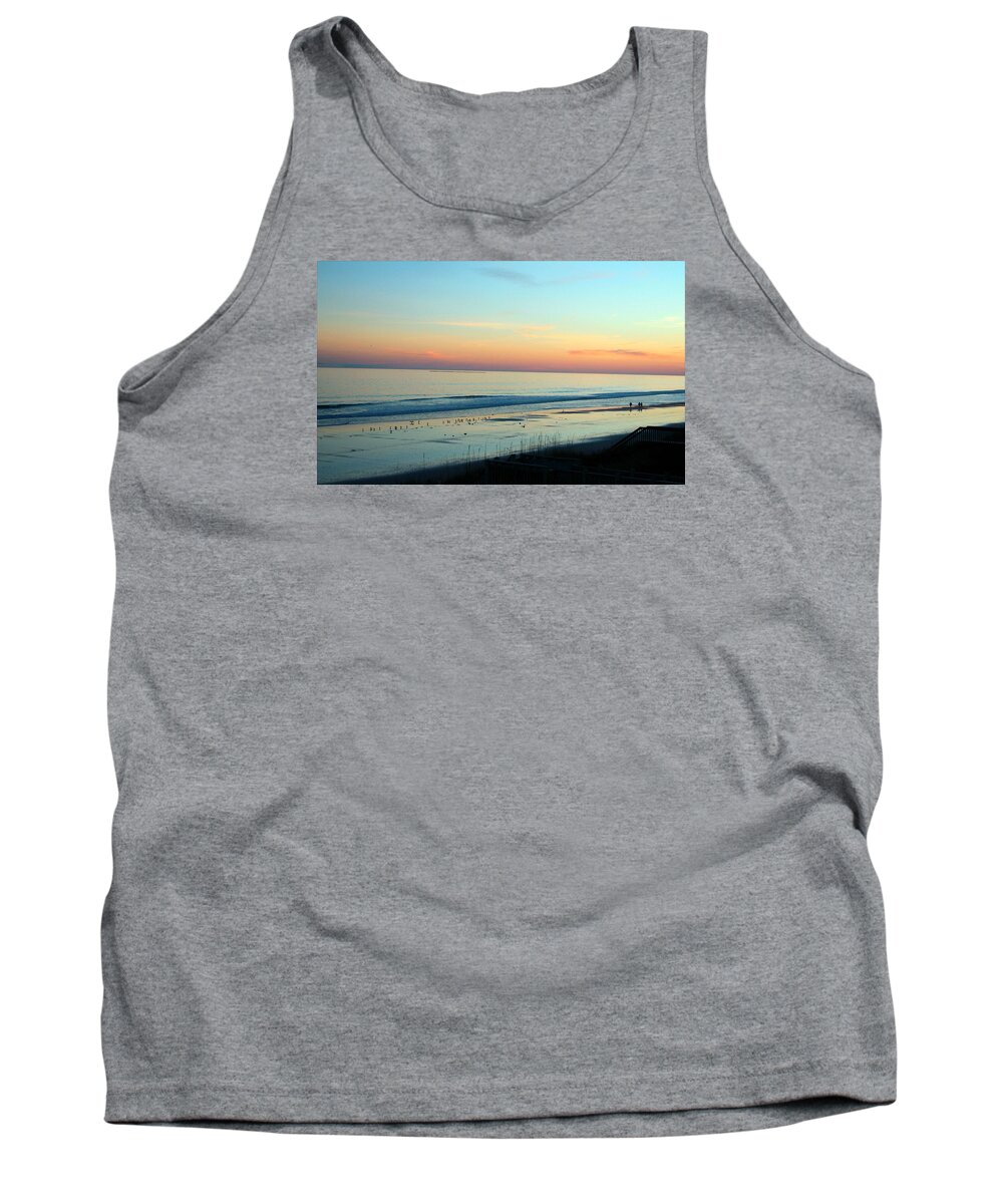Ocean Tank Top featuring the photograph The Day Ends by Cynthia Guinn