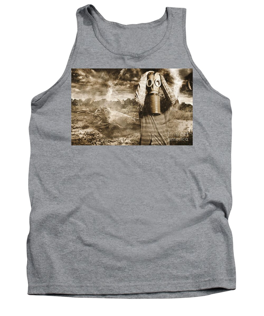 Bomb Tank Top featuring the photograph The Downfall by Jorgo Photography