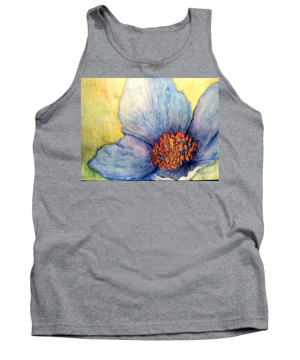 Handmade Papers Tank Top featuring the painting The Eye Popper by Sherry Harradence
