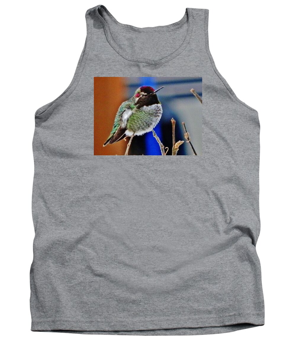 Bird Tank Top featuring the photograph The GUARDIAN by VLee Watson