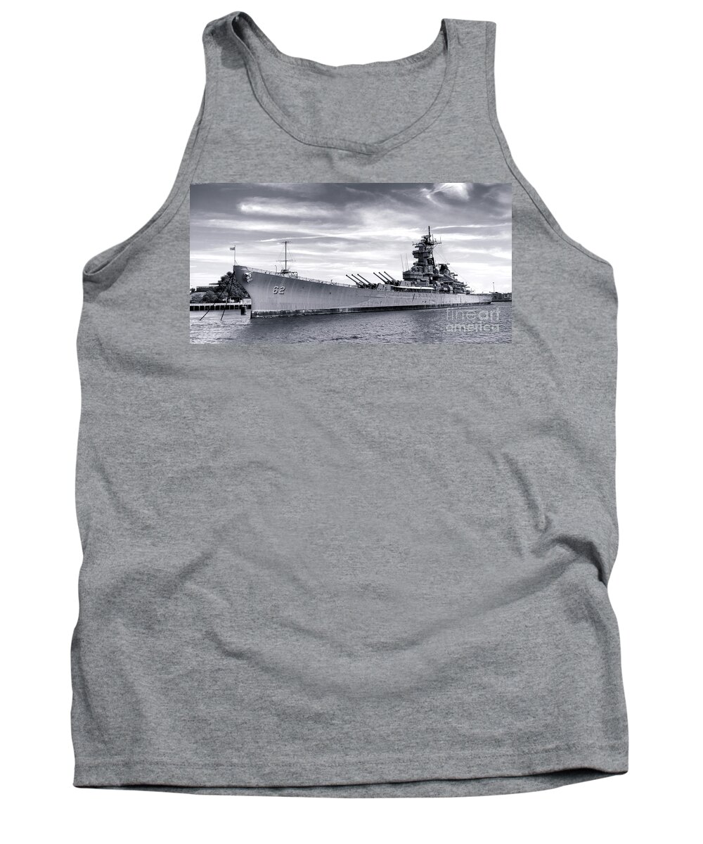 Uss New Jersey Tank Top featuring the photograph The New Jersey by Olivier Le Queinec