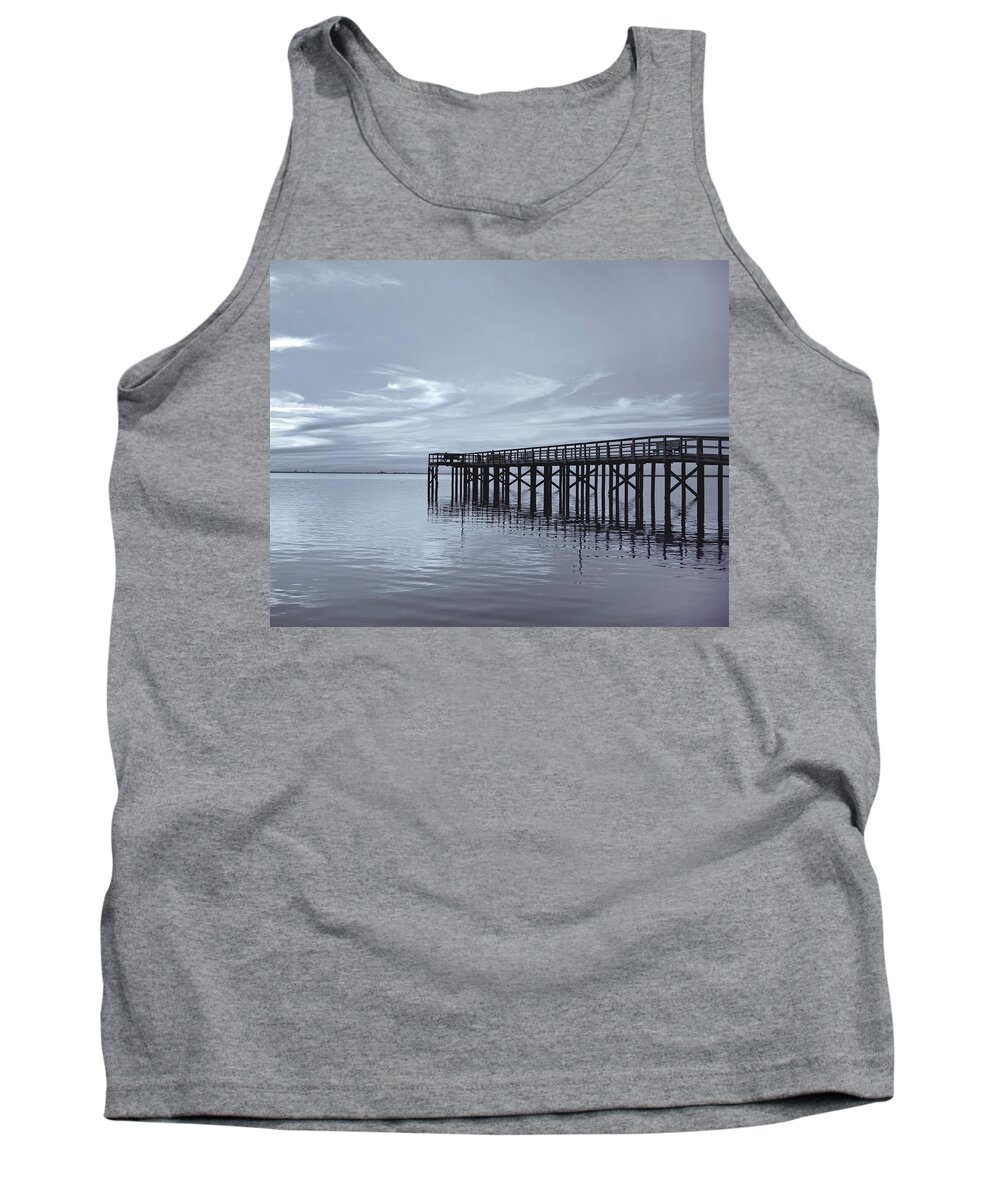 Pier Tank Top featuring the photograph The Pier by Kim Hojnacki