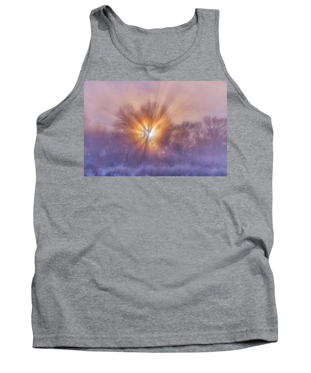 Christmas Tank Top featuring the photograph The Rising by Darren White