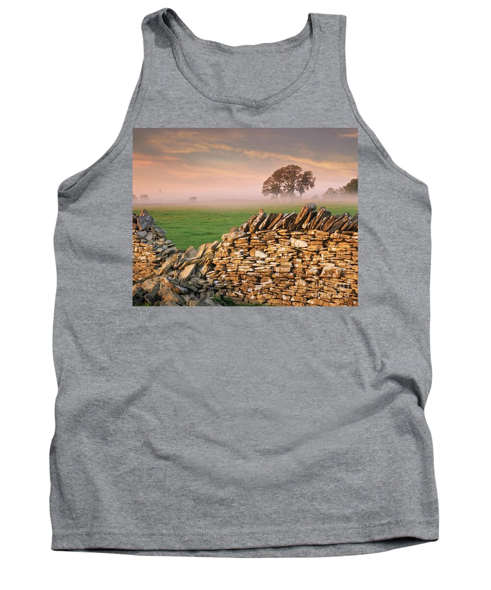 England Tank Top featuring the photograph The Wall by Edmund Nagele FRPS