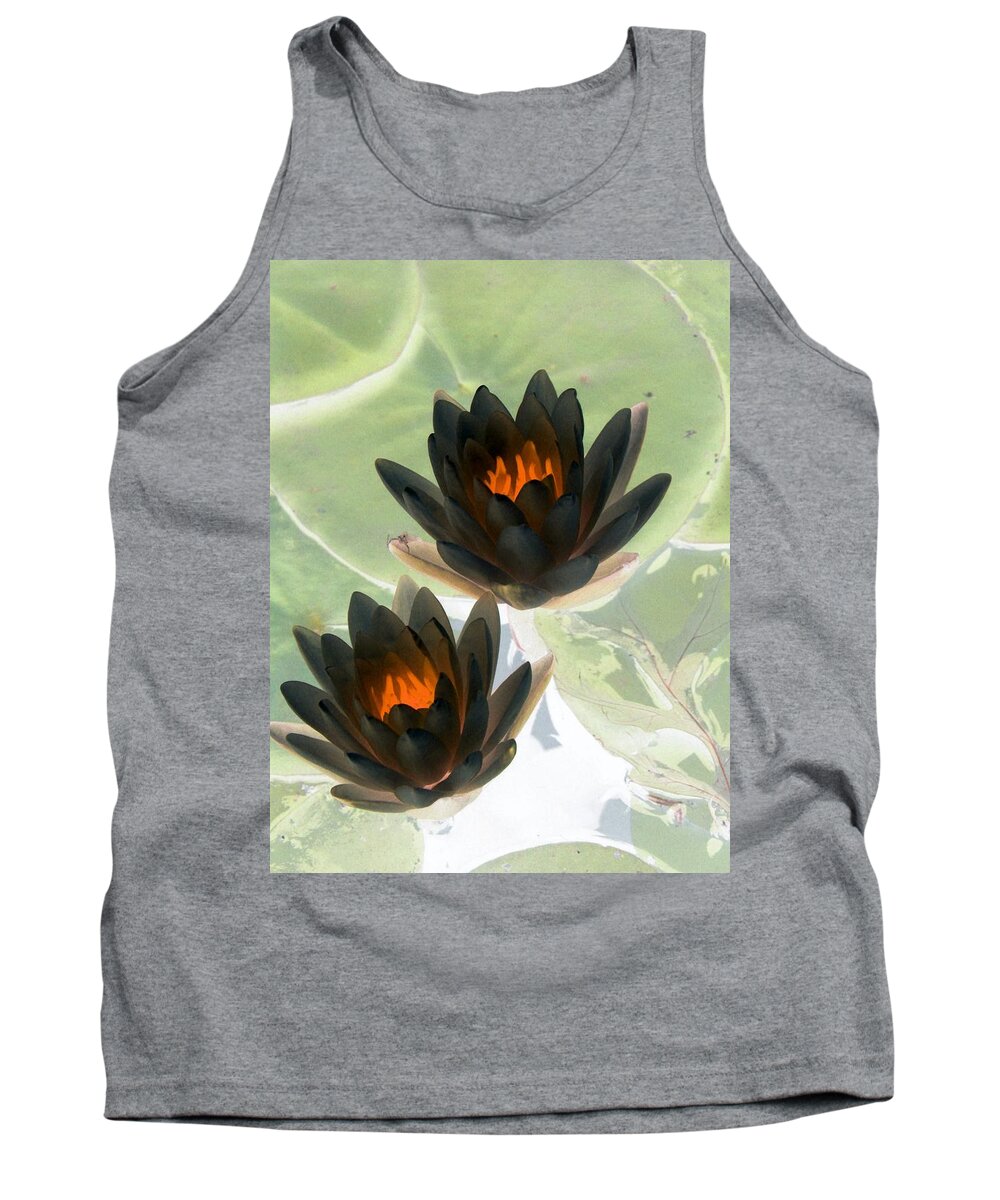 Water Lilies Tank Top featuring the photograph The Water Lilies Collection - PhotoPower 1046 by Pamela Critchlow