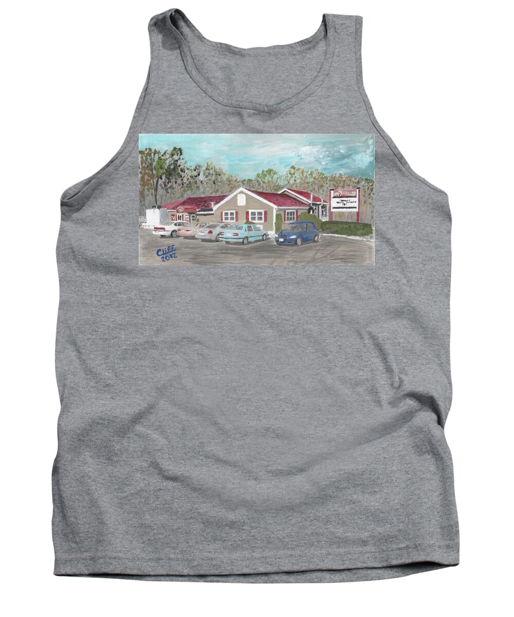 Food&beverage Tank Top featuring the painting TJ Spirits by Cliff Wilson