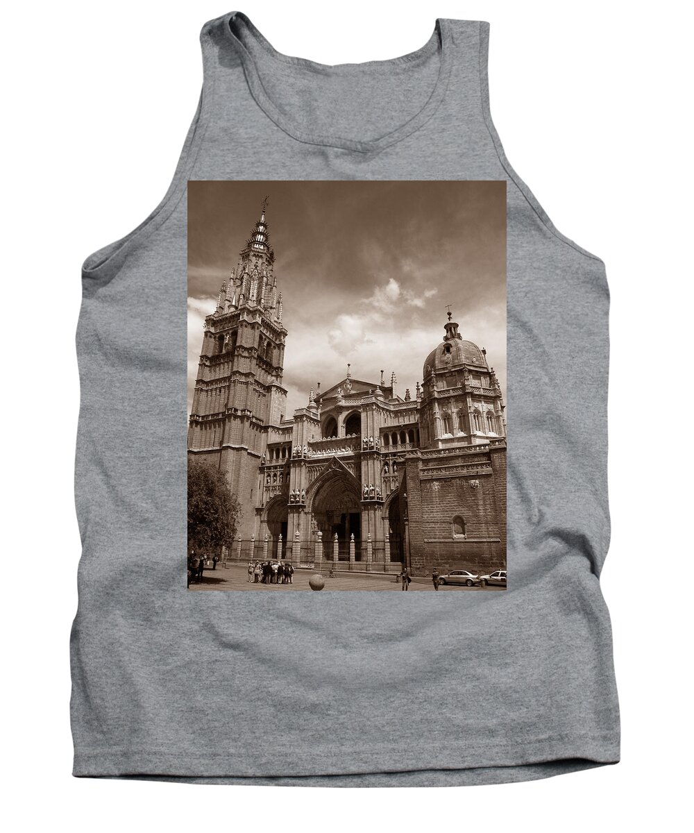 Cathedral Tank Top featuring the photograph Toledo Cathedral by Michael Kirk