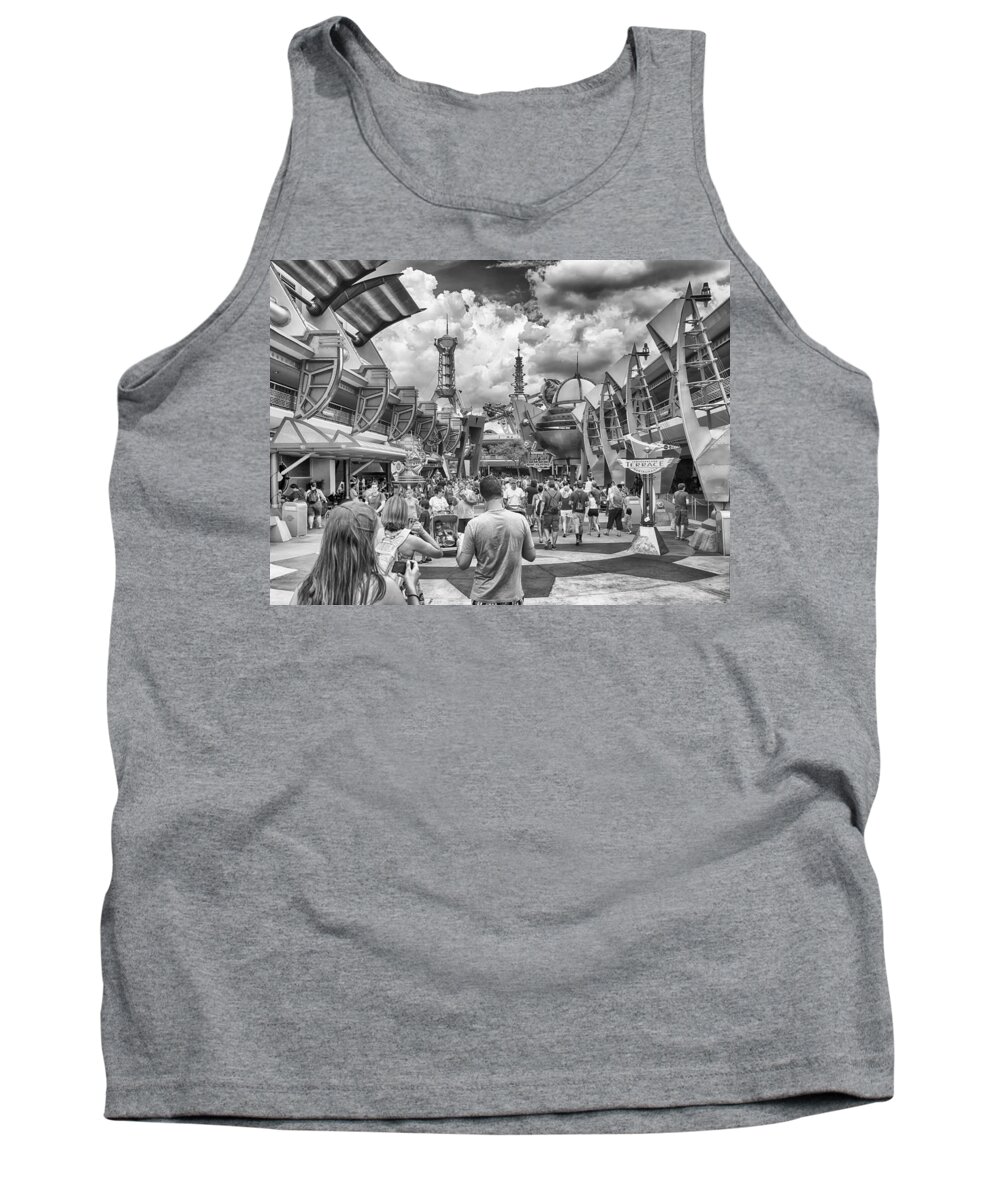 Tomorrowland Tank Top featuring the photograph Tomorrowland by Howard Salmon