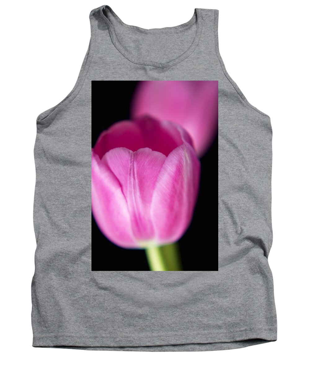 Tulip Tank Top featuring the photograph Tulip Echo by Lindley Johnson