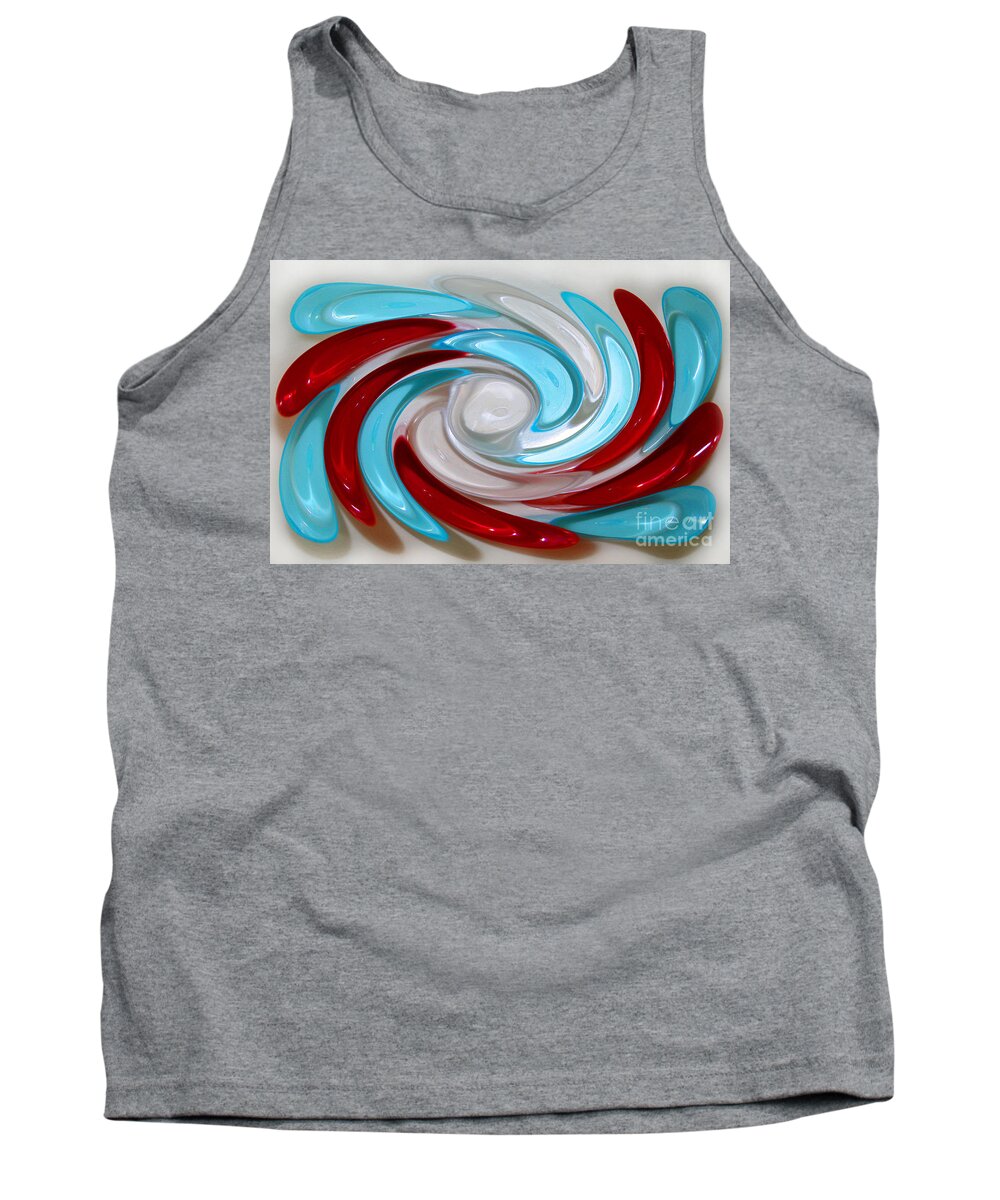 Abstract Tank Top featuring the photograph Twisted by Karen Adams