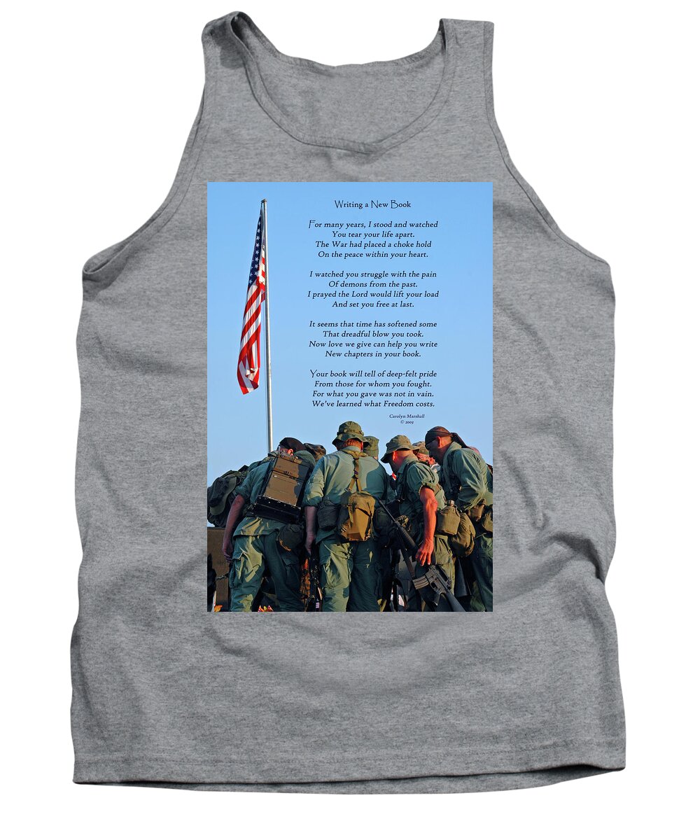 Veterans Tank Top featuring the photograph Veterans Remember by Carolyn Marshall