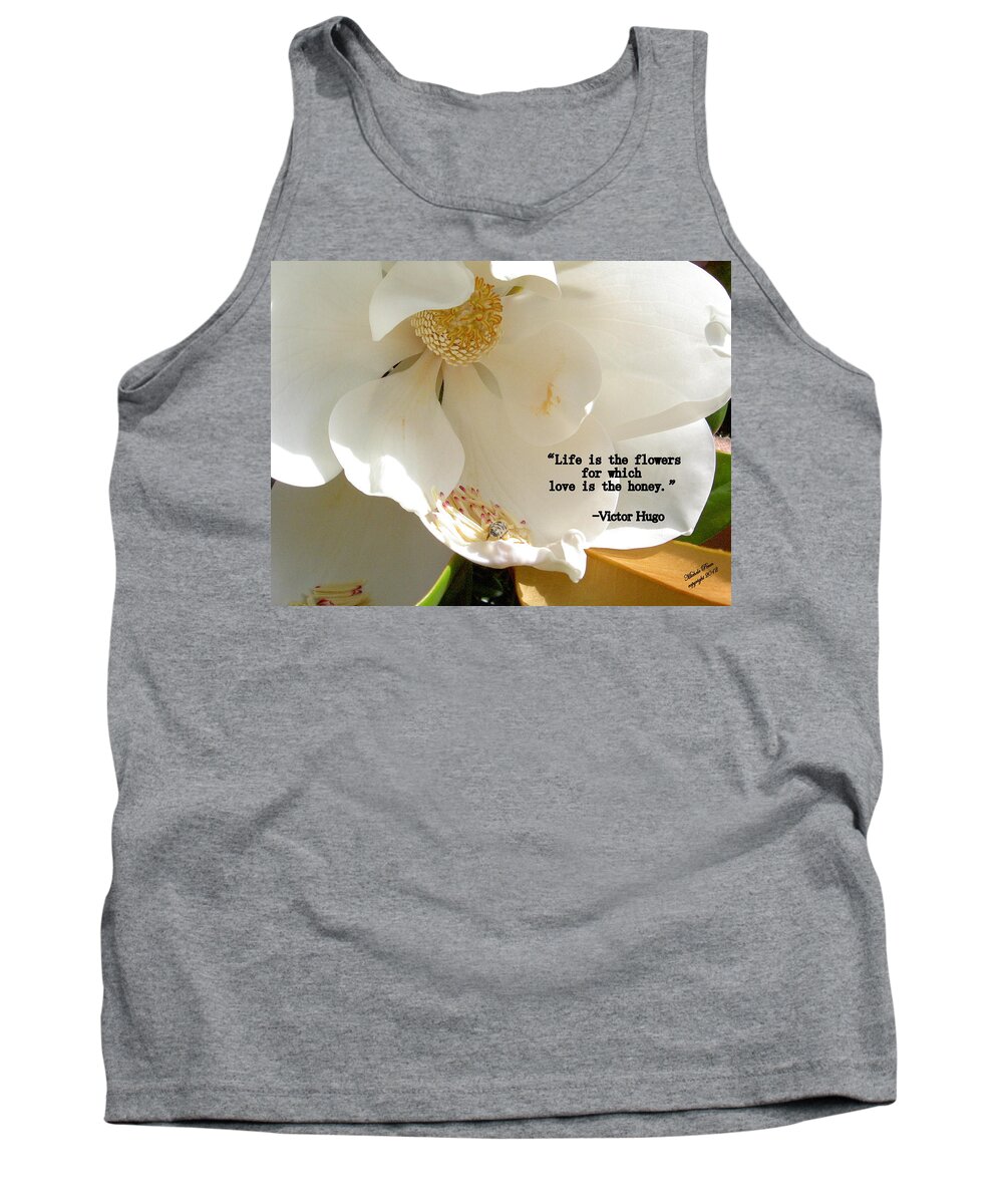Flower Photograph Tank Top featuring the photograph Victor Hugo 2 by Michele Penn
