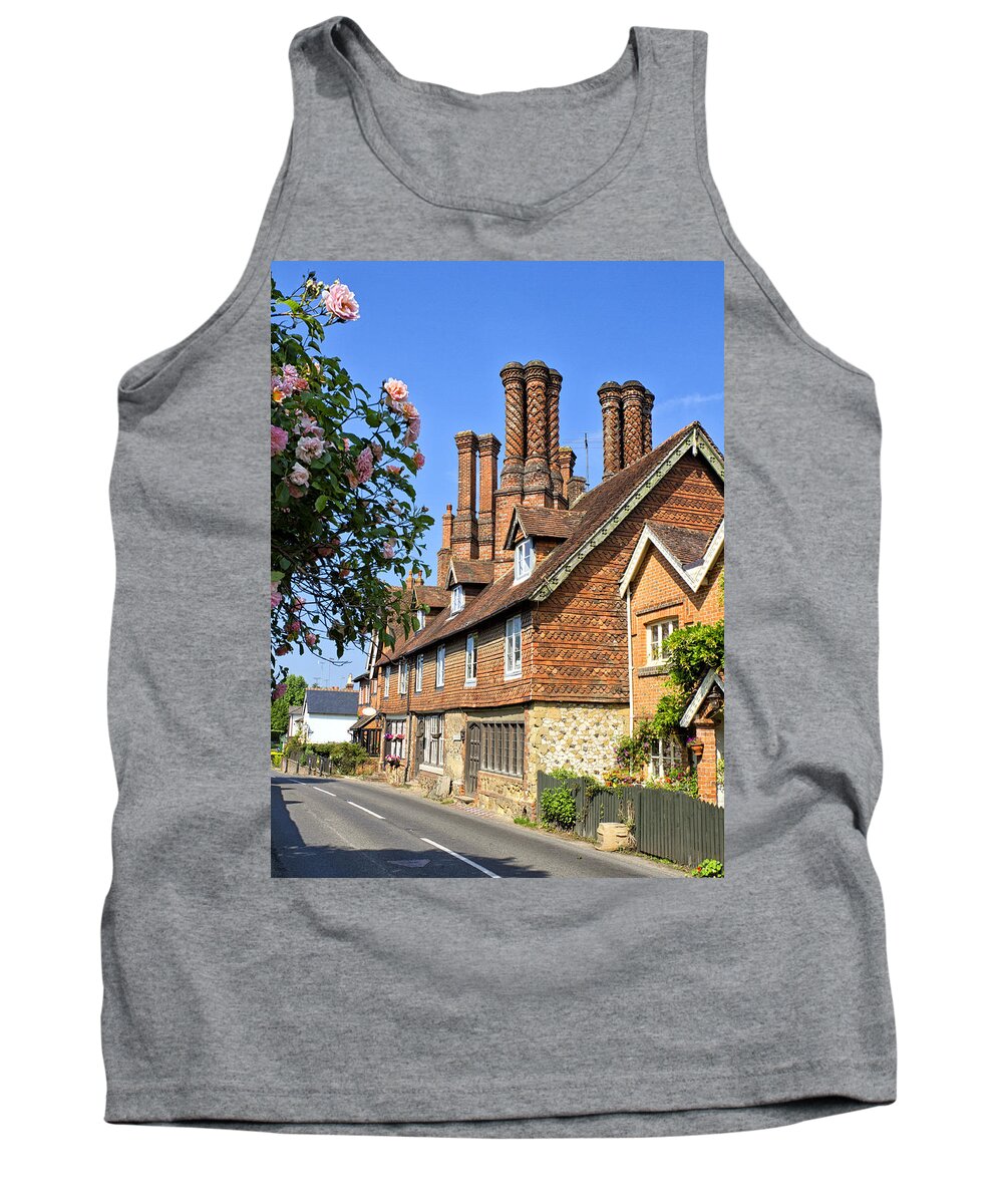 Victorian Tank Top featuring the photograph Victorian Architecture by Shirley Mitchell