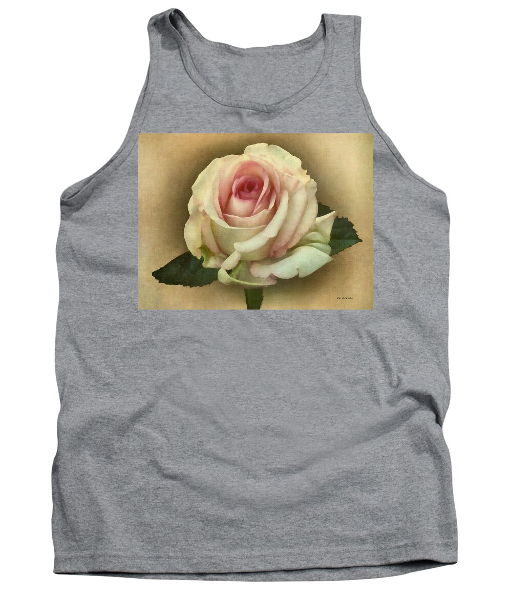 Rose Tank Top featuring the painting Victorian Blush by RC DeWinter